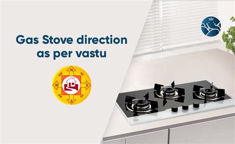 gas stove on south wall